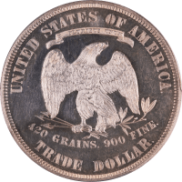 1882 Trade Dollar ($1) Reverse Image