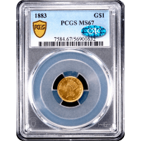 1883 Gold Dollar ($1) SLAB Image
