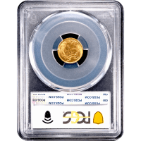 1883 Gold Dollar ($1) Reverse Slab Image
