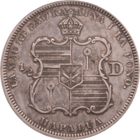 1883 Hawaii Half Dollar (50c) Reverse Image