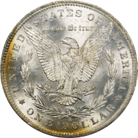 1883-O Morgan Dollar ($1) Rainbow Toner Reverse Image
