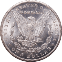 1884-CC Morgan Dollar ($1) Rattler Reverse Image