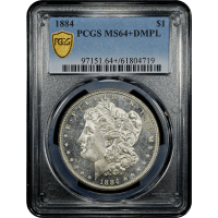 1884 Morgan Dollar ($1) SLAB Image