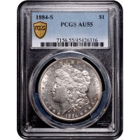 1884-S Morgan Dollar ($1) Obverse Slab Image