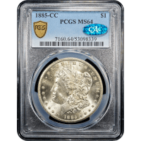 1885-CC Morgan Dollar ($1) Obverse Slab Image