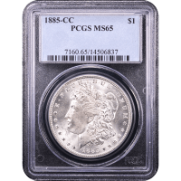 1885-CC Morgan Dollar ($1) Obverse Slab Image