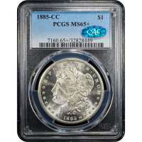 1885-CC Morgan Dollar ($1) SLAB Image