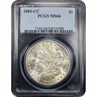1885-CC Morgan Dollar ($1) SLAB Image