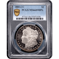 1885-CC Morgan Dollar ($1) Obverse Slab Image