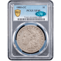 1885-CC Morgan Dollar ($1) Obverse Slab Image