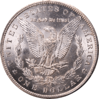 1885-CC Morgan Dollar ($1) Rattler Reverse Image