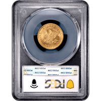 1885 Liberty Gold Half Eagle ($5) Reverse Slab Image