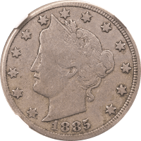 1885 Liberty Nickel (5c) Obverse Image
