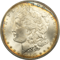 1885 Morgan Dollar ($1) OBVERSE Image