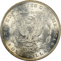 1885 Morgan Dollar ($1) Rattler REVERSE Image