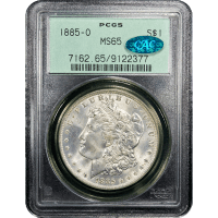 1885-O Morgan Dollar ($1) OGH Obverse Slab Image