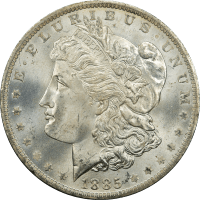 1885-O Morgan Dollar ($1) Rattler OBVERSE Image
