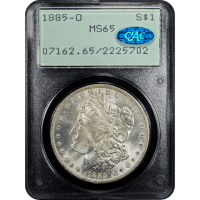 1885-O Morgan Dollar ($1) Rattler SLAB Image
