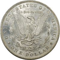 1885-O Morgan Dollar ($1) Rattler REVERSE Image