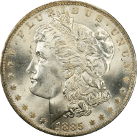 1885-O Morgan Dollar ($1) Rattler OBVERSE Image