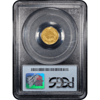 1886 Gold Dollar ($1) Reverse Slab Image