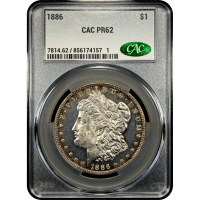 1886 Morgan Dollar ($1) Obverse Slab Image