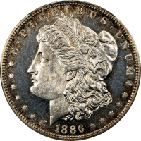 1886 Morgan Dollar ($1) Obverse Image