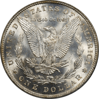 1886 Morgan Dollar Reverse Image