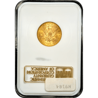 1886-S Liberty Gold Half Eagle ($5) Reverse Slab Image