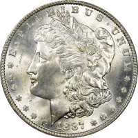 1887 Morgan Dollar ($1) OGH Obverse Image