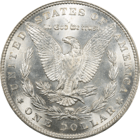 1887 Morgan Dollar ($1) Reverse Image
