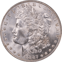 1887 Morgan Dollar ($1) OBVERSE Image