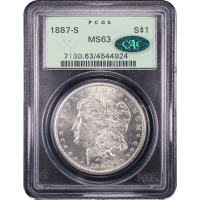 1887-S Morgan Dollar ($1) OGH Obverse Slab Image