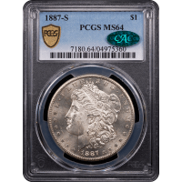 1887-S Morgan Dollar ($1) Obverse Slab Image