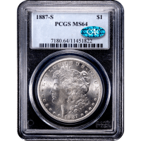 1887-S Morgan Dollar ($1) Obverse Slab Image