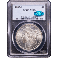 1887-S Morgan Dollar ($1) Obverse Slab Image