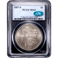 1887-S Morgan Dollar ($1) Obverse Slab Image