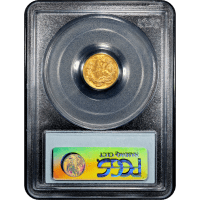 1888 Gold Dollar ($1) Reverse Slab Image