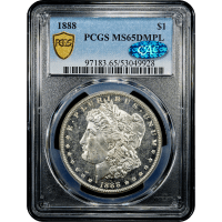 1888 Morgan Dollar ($1) Obverse Slab Image