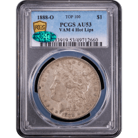 1888-O Morgan Dollar ($1) VAM 4 Hot Lips Obverse Slab Image