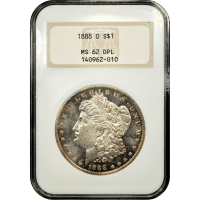 1888-O Morgan Dollar Obverse Slab Image