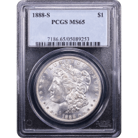 1888-S Morgan Dollar ($1) Obverse Slab Image
