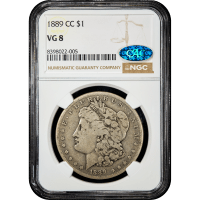 1889-CC Morgan Dollar ($1) Obverse Slab Image