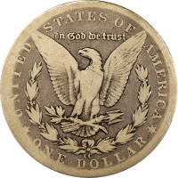 1889-CC Morgan Dollar ($1) Reverse Image