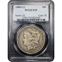 1889-CC Morgan Dollar ($1) Obverse Slab Image
