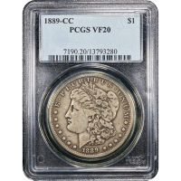 1889-CC Morgan Dollar ($1) Obverse Slab Image