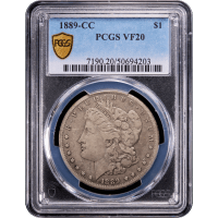 1889-CC Morgan Dollar ($1) Obverse Slab Image