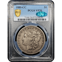 1889-CC Morgan Dollar ($1) Obverse Slab Image