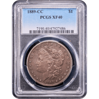 1889-CC Morgan Dollar ($1) Obverse Slab Image