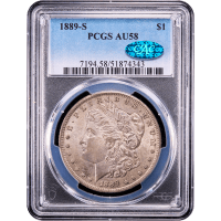 1889-S Morgan Dollar ($1) Obverse Slab Image